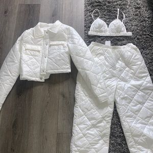 Fashion Nova 3-Piece Puffer Set
